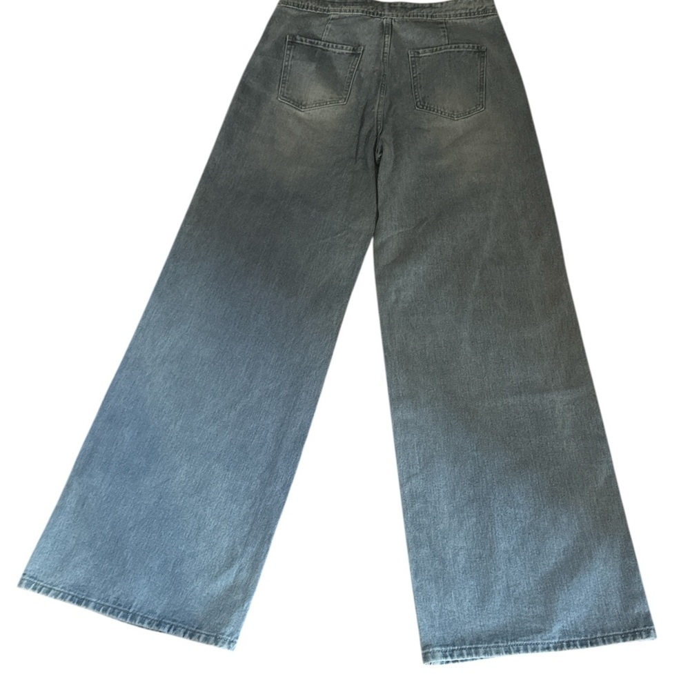 Together Stonewashed light denim Wide-Leg Jeans - Picture 2 of 6